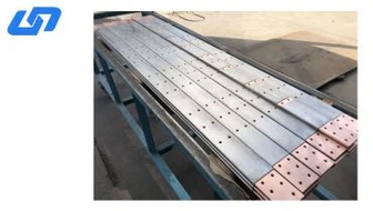 Barra di rame rivestita in titanio per elettrolisi